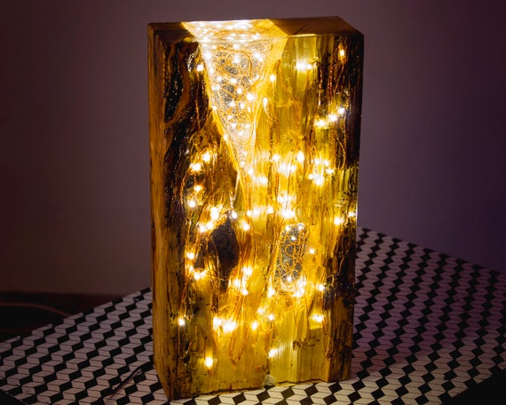 Crystal ambient accent sale lamp