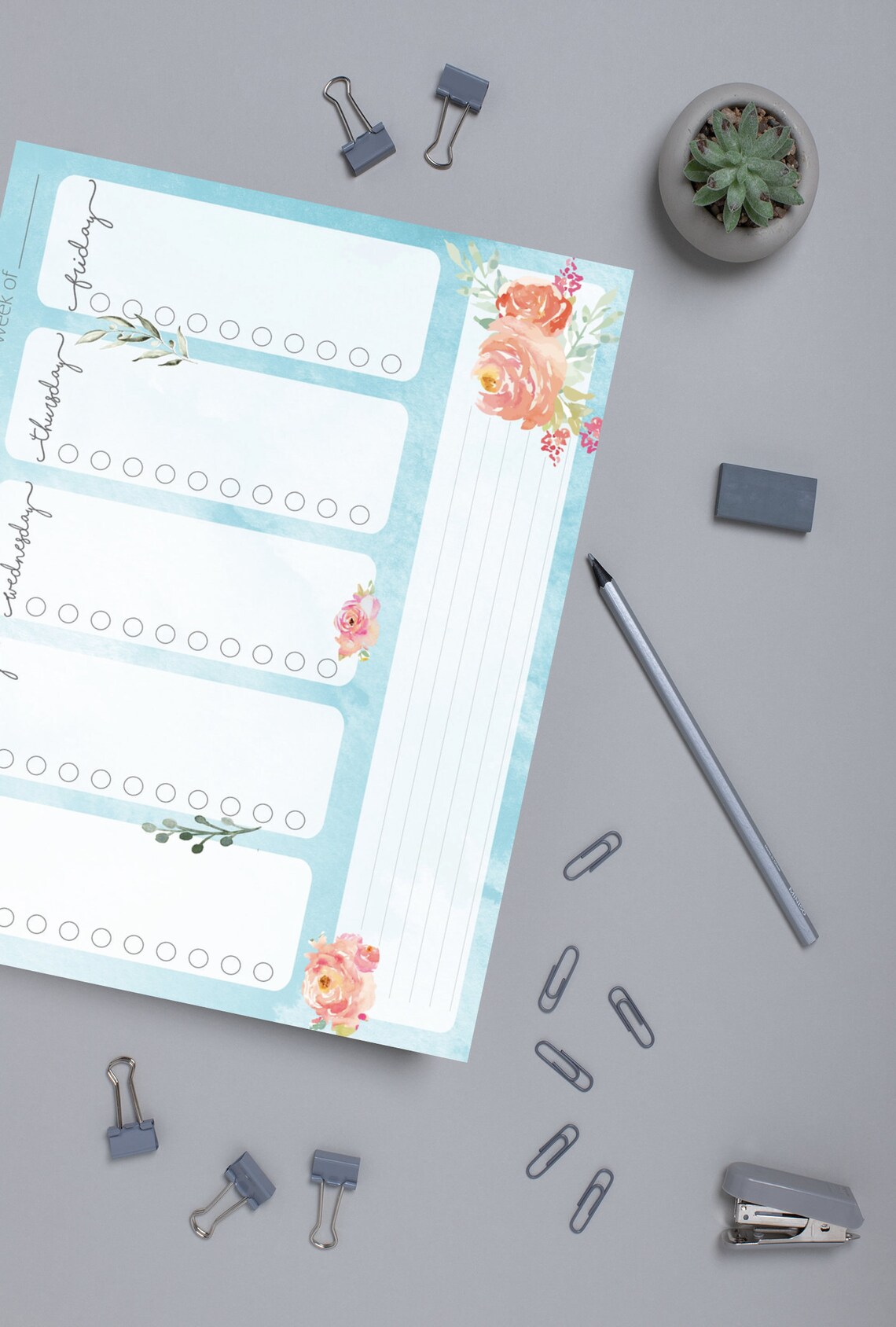 Weekly To-do List Calendar Workday Calendar To-do List Etsy Weekly To-do List Calendar Workday Calendar To-do List Etsy