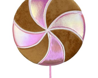 Large Gingerbread Lollipop Spray - 28in Tall x 10in Diameter
