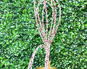 36" Red Sequin Loop Spray