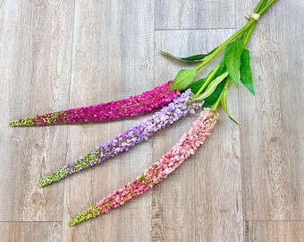 Mixed Pink & Purple Foxtail Veronica Bundle - 44 inch