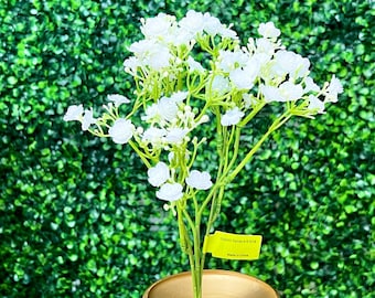 White Gypso Baby's Breath Filler Bush ~ 18 Inch