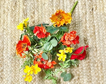 Poppy & Gypso Bouquet - 14”