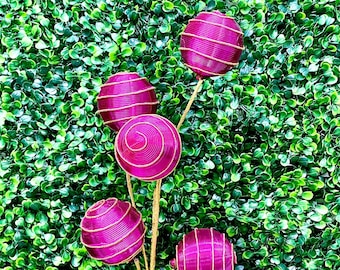 Pink Metallic Ball Spray -21 inch