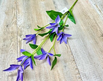 Purple Clematis Real Touch Flower Spray ~ 30 inch