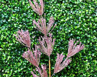 Rose Gold Sequin Firecracker Pine Spray ~ 31”