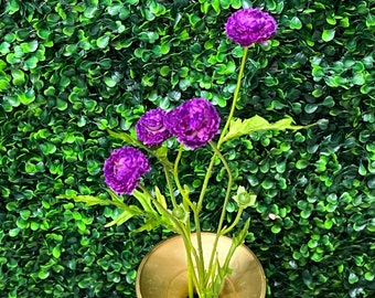 Purple Wild Pom Pom Filler Flower - ARTIFICIAL