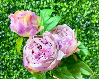 Fresh Touch Lavender Peony Buds - 28 inches