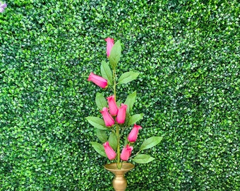 Pink Rosebud Flower Spray ~ 6 Flowers ~ 27''