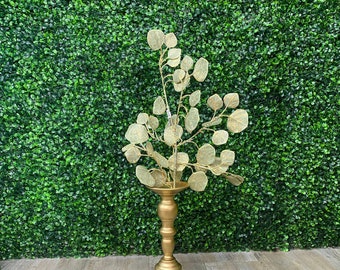 Metallic Eucalyptus Leaf Spray - 24in