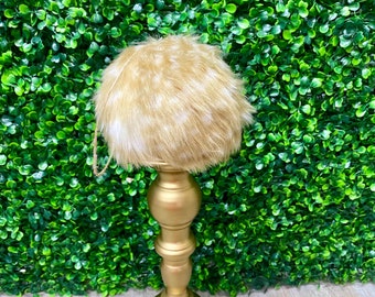 4 inch Spotted Fur Ball Ornament