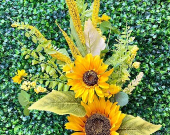 Sunflower Filler Spray ~ 30 inches - ARTIFICIAL