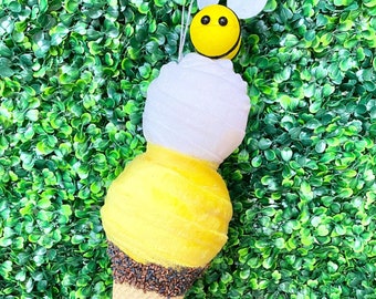 Bee Ice Cream Cone H15 x DIA3.5