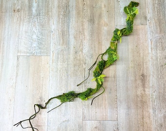 Wired Mossy Twig Vine ~ 38 Inch