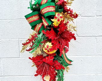 Joy to Christmas Lux Swag