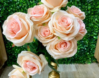 Pink Rose Bush - 18 inch