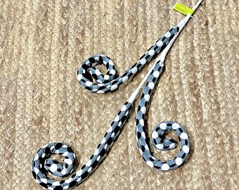 Black and White Polka Dot Spiral Curly Spray ~ 30 inches