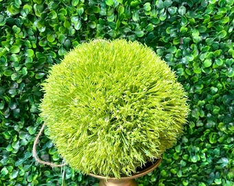 6 inch Barley Ball - Ornament - Green