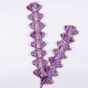Lavender Victorian Fan - 26 inch
