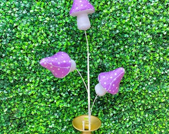 Purple Mushroom Spray ~ 30 Inch