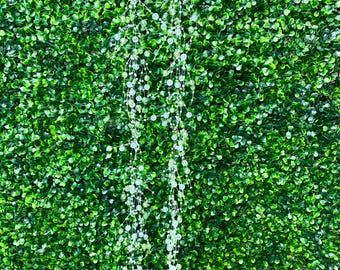 Blue Green Beaded String Garland - 63”