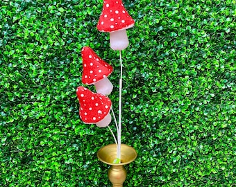 Red Mushroom Spray ~ 30 Inch