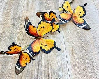 32" Butterfly Spray - Orange