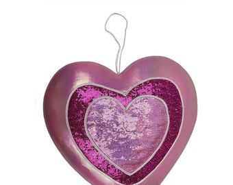 XL Pink Foam Heart Attachment ~ 15in x 15in