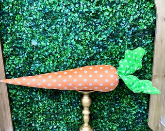Orange Polkadot Carrot Attachment ~ 24 Inch
