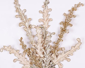 Champagne Acanthus Lace - 26 inch
