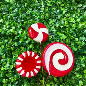 15.5” Peppermint Candy Pick
