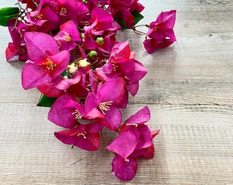Fuchsia Bougainvillea Spray - 42”