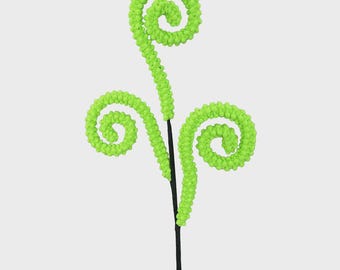 Neon Green Chenille Textured Curl Spray