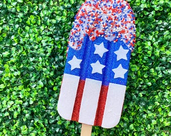 Stars and Stripes Popsicle Spray ~ H21xW4