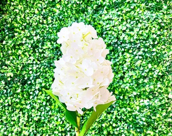 White Real Touch Cone Hydrangea- 29 inch