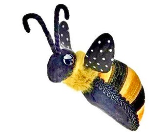 Hanging Bee Ornament- 12 in - Polka Dot Wing