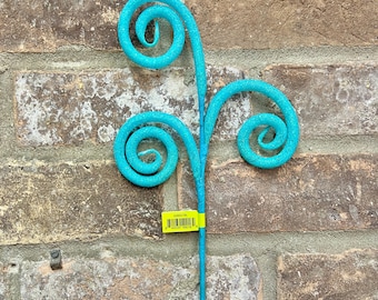Light Blue Glitter Curly Pick - 18 inch