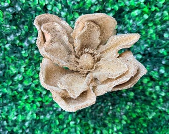 Micro Beaded  Gold Magnolia Stem - 24inch