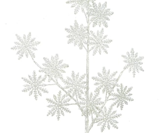 Glitter Snowflakes Spray ~ 31in