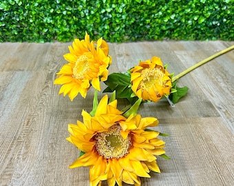 Yellow Sunflower Spray