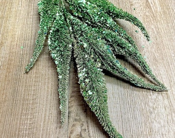 Mint Green Glitter  Amaranths Spray