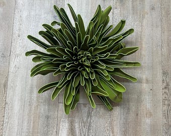 Green Foam Mum Flower - 16 in diameter