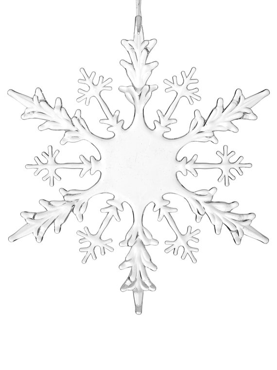 18 Acrylic Snowflake Ornament