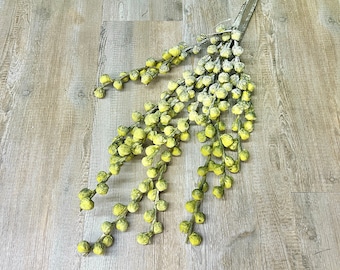 Green Paper Wrapped Foam Berry Spray