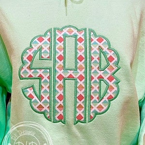 Women Mint Green Monogram Shirt, Fall Shirt, Women Monogram Shirt, Mint Green Applique, Applique Sweatshirt, Applique Shirt, Monogrammed