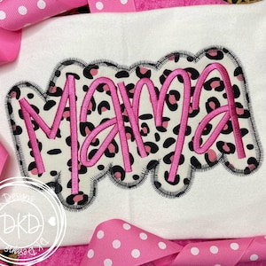 Leopard Shirt, Cheetah Shirt, Mama Shirt, Applique Sweatshirt, Mama Applique Shirt, Custom Shirt, Mama, Applique, Gift, Birthday Gift