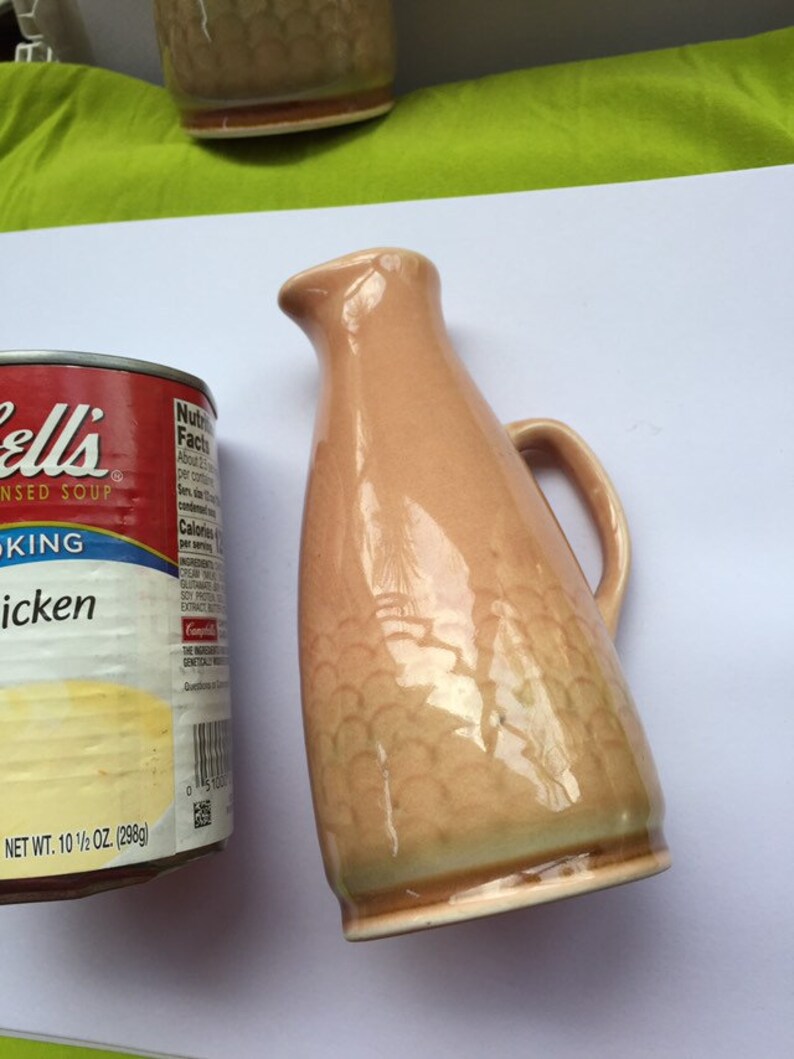 Vintage Oil Vinegar by Mann Ceramics Japan Rusticana Pattern Etsy