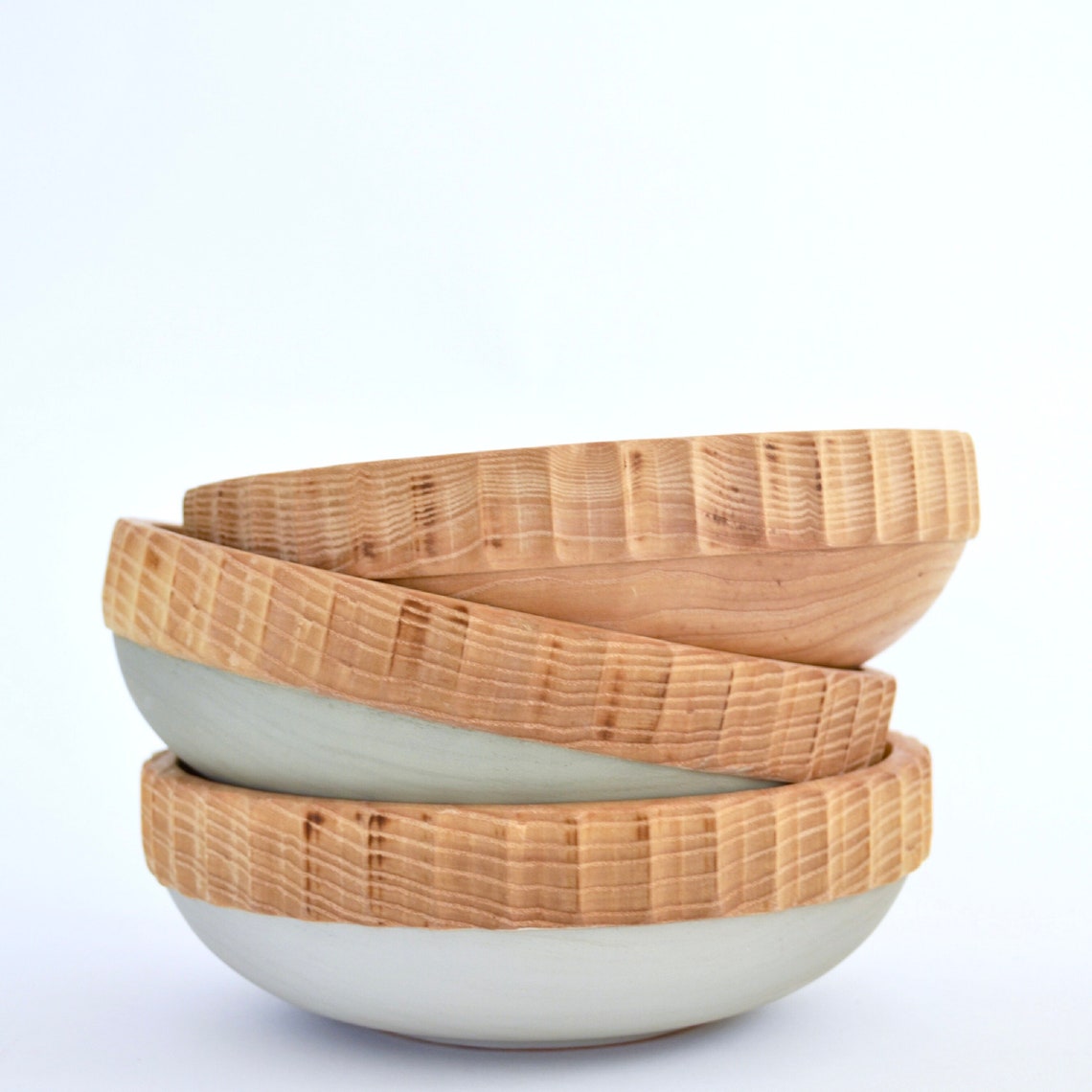 Handmade Wood Bowl Signed and Dated One of a Kind Etsy