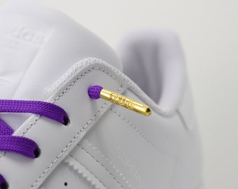 Omega Psi Phi Sneaker Laces with Embossed Metal Tips