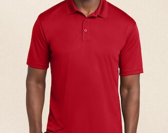 MENS POLO 3.8-ounce, 100% polyester, moisture-wicking